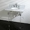 Fauceture 30X22 Marble Vanity Top W/ Acrylic Feet Combo, Marble/Chrome KVPB30MA1 - alternate 4